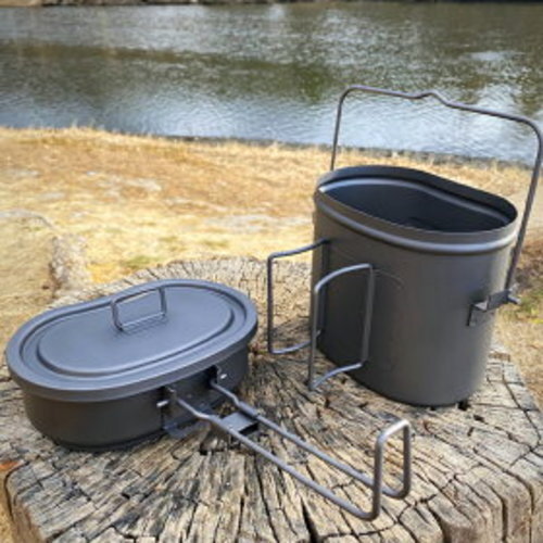 HEAVY COVER / Heavy Cover Military Style Titanium Mess Kit [Japanese Product]