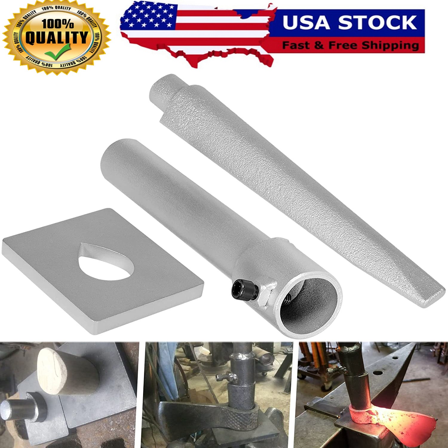 Blacksmith Forged Axe Eye Drift Set Mandrel Blacksmith Tomahawk/Hammer Drifting