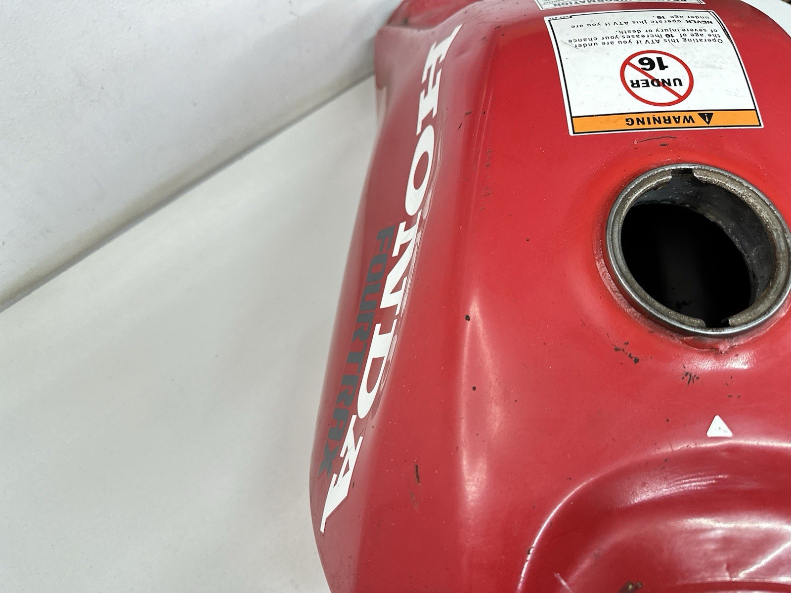 USED OEM 93-00 HONDA TRX300 TRX 300 TRX300FW FOURTRAX RED GAS FUEL TANK