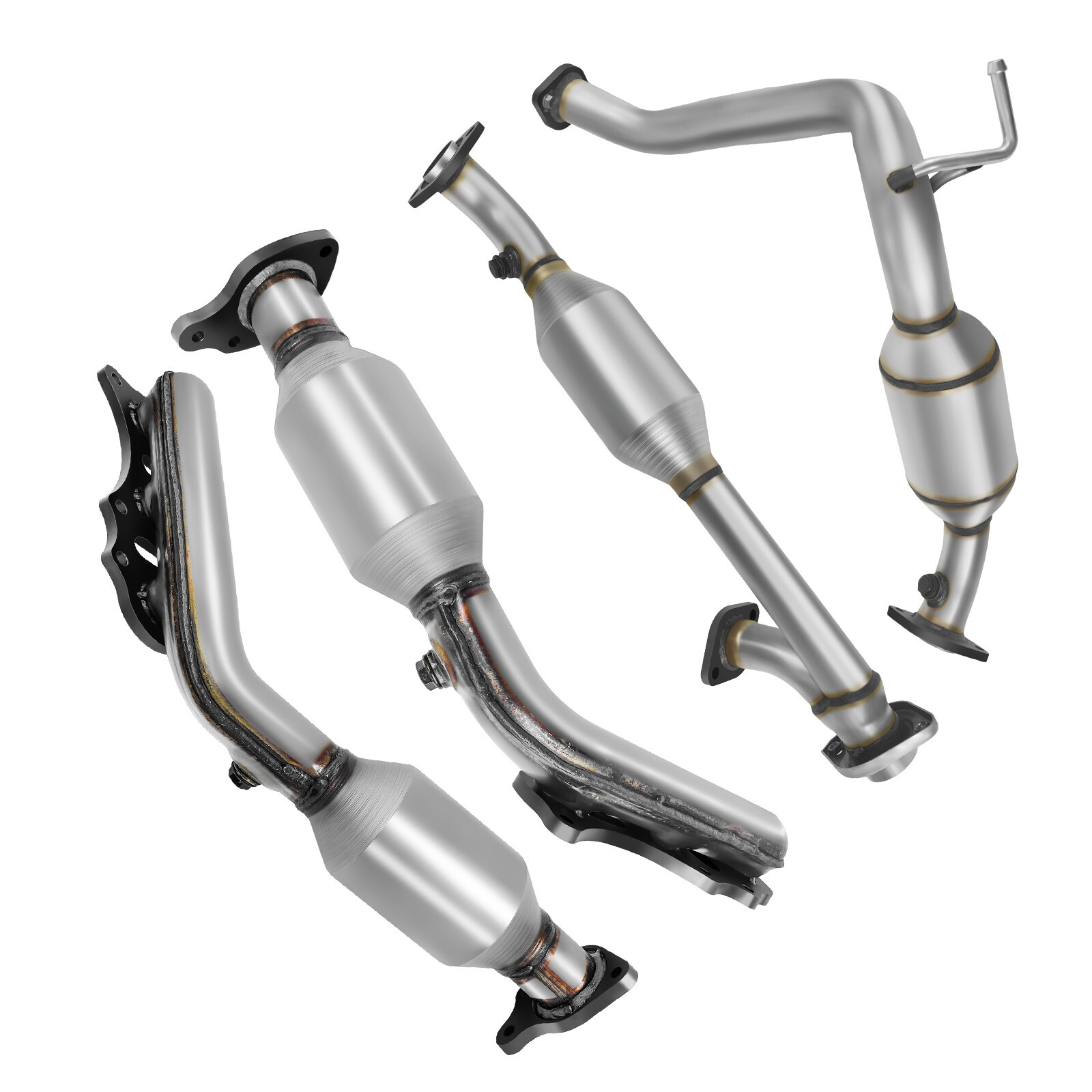 4x Catalytic Converters For 2003-2009 Toyota 4Runner 2007-2009 Toyota FJ Cruiser