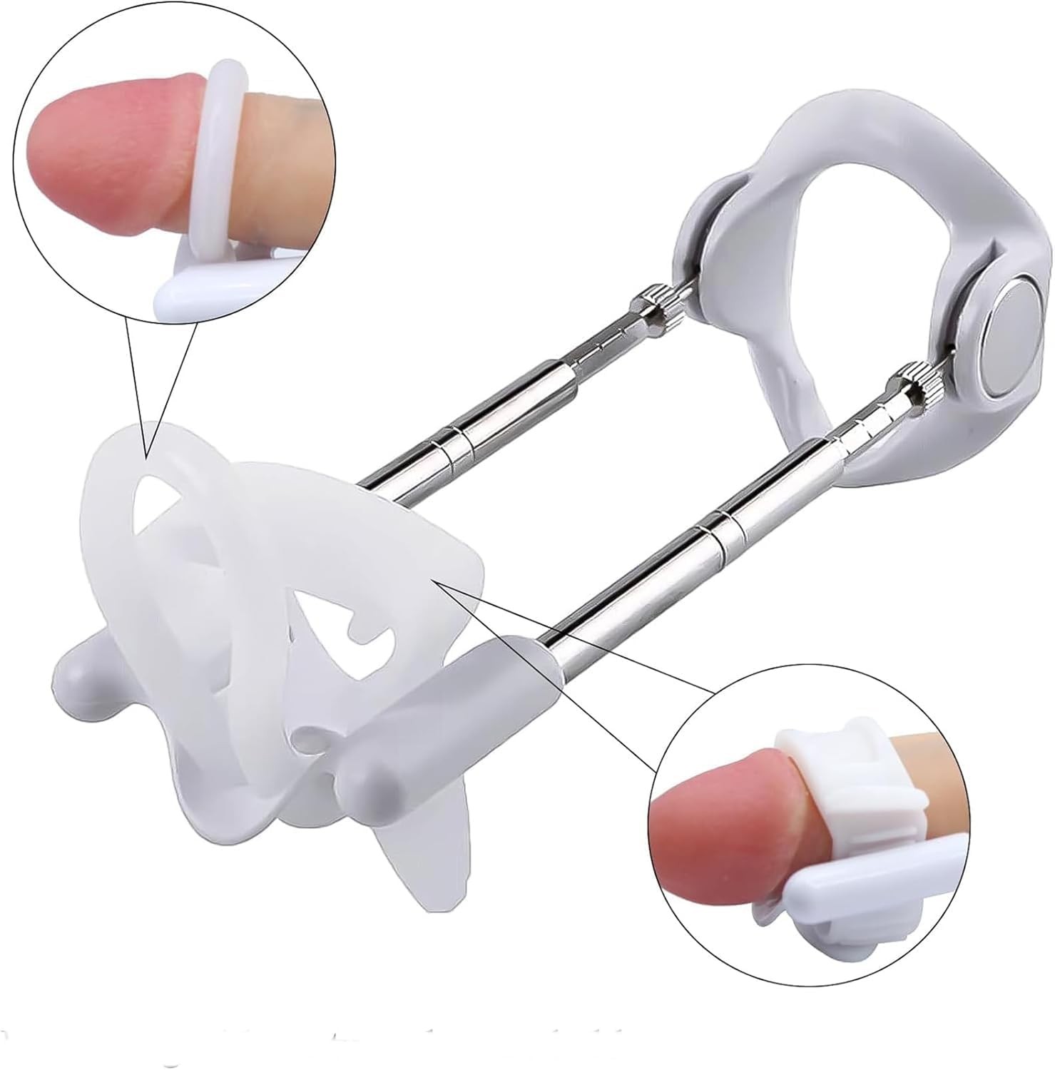 🔥 Penis Extender Stretcher Kit, Penis Pump Sex Toys for Men, Penis Enlargement