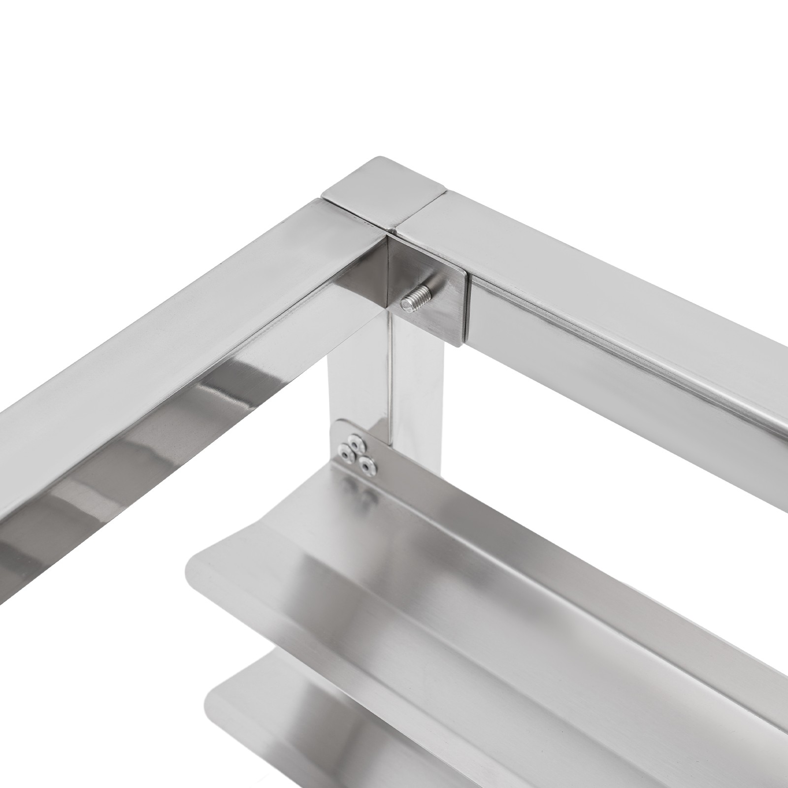 5-tier Kitchen Pan Rack Stainless Steel Baking Tray Rack Tabletop Bakery Rack