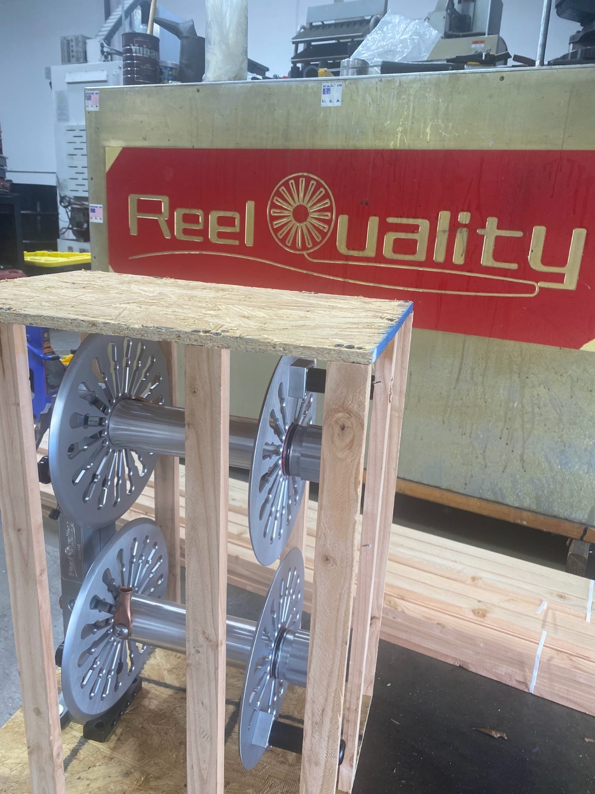 Reel Quality Products DDX1445 Double Stacked Welding Lead Reels **NEW**