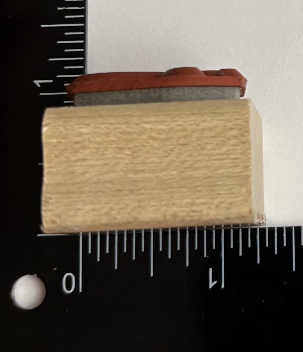 Stampin Up Wood Rubber Stamp 2000 Teddy Bear