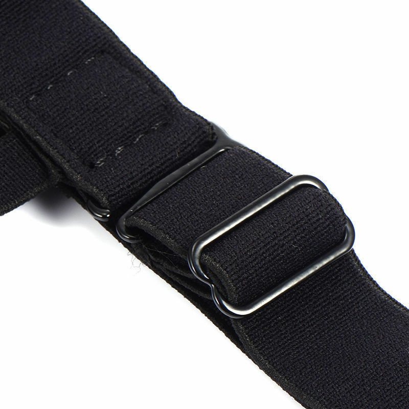 2PCS Men Hidden Shirt Stays Holder Garters Belt Non Slip Elastic Locking Clamps