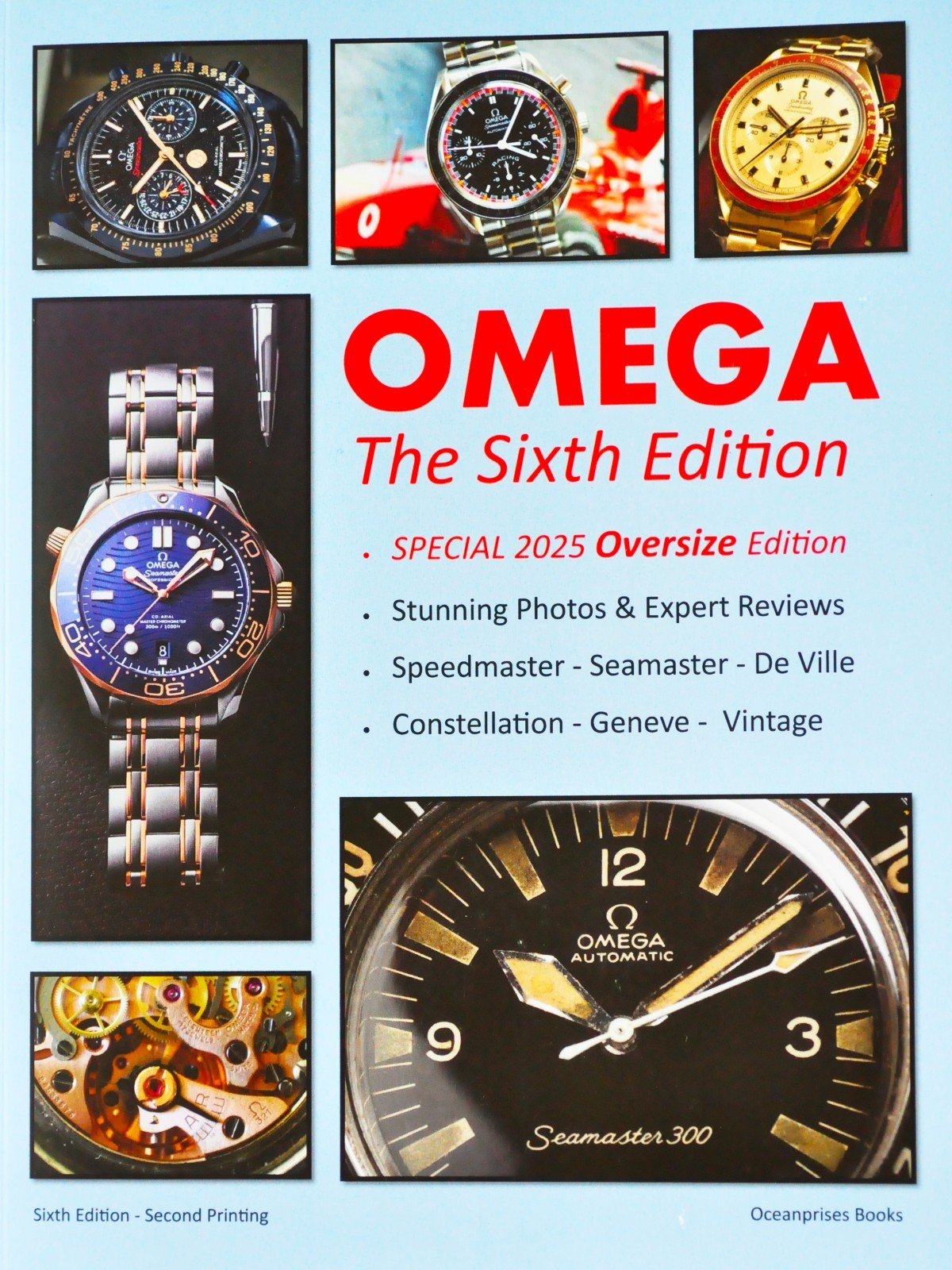 Omega Watch Sixth Edition Collector Book History Moon Speedmaster Seamaster ++