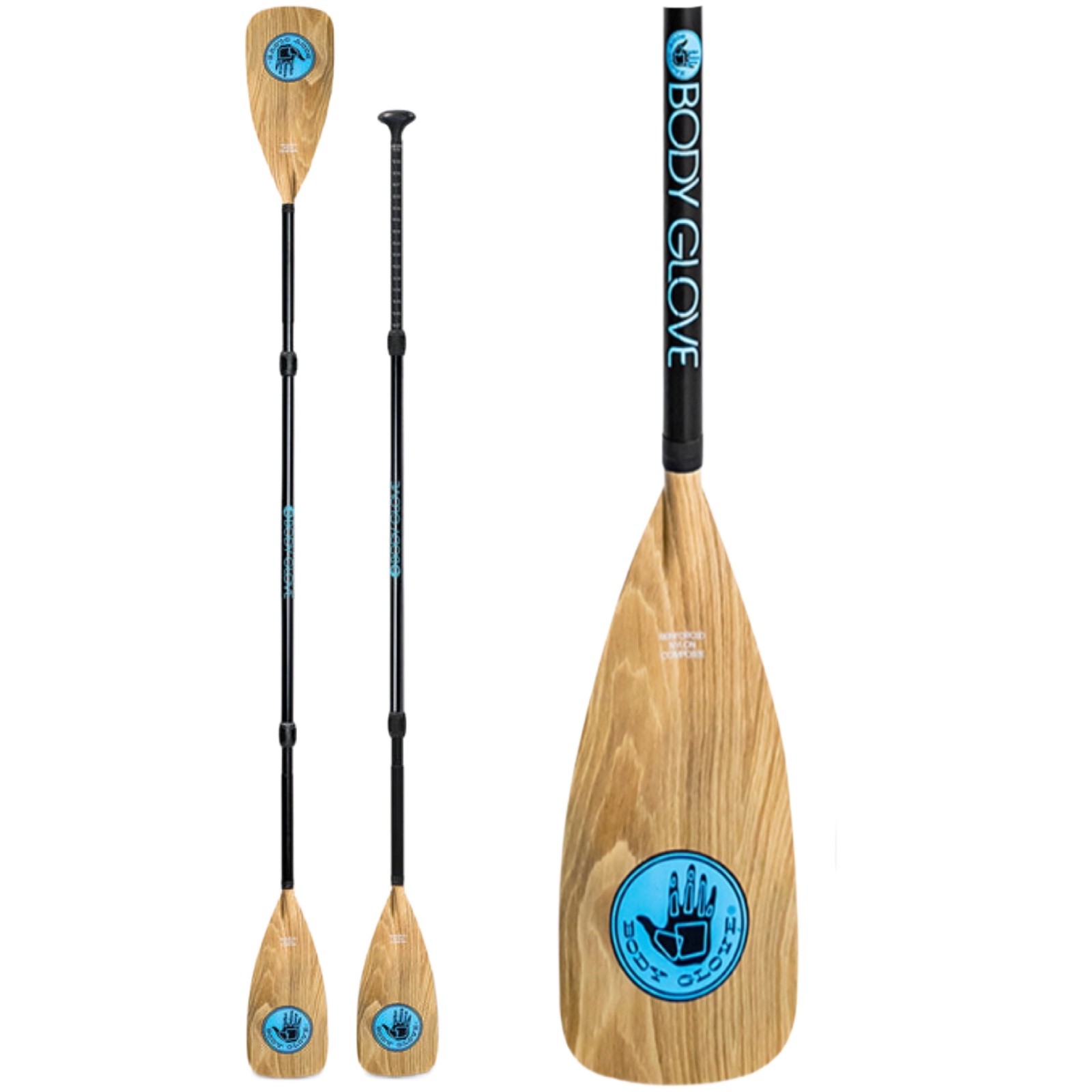 Body Glove | Kayak SUP Paddle | Adjustable 4-Piece, Floating, Lightweight
