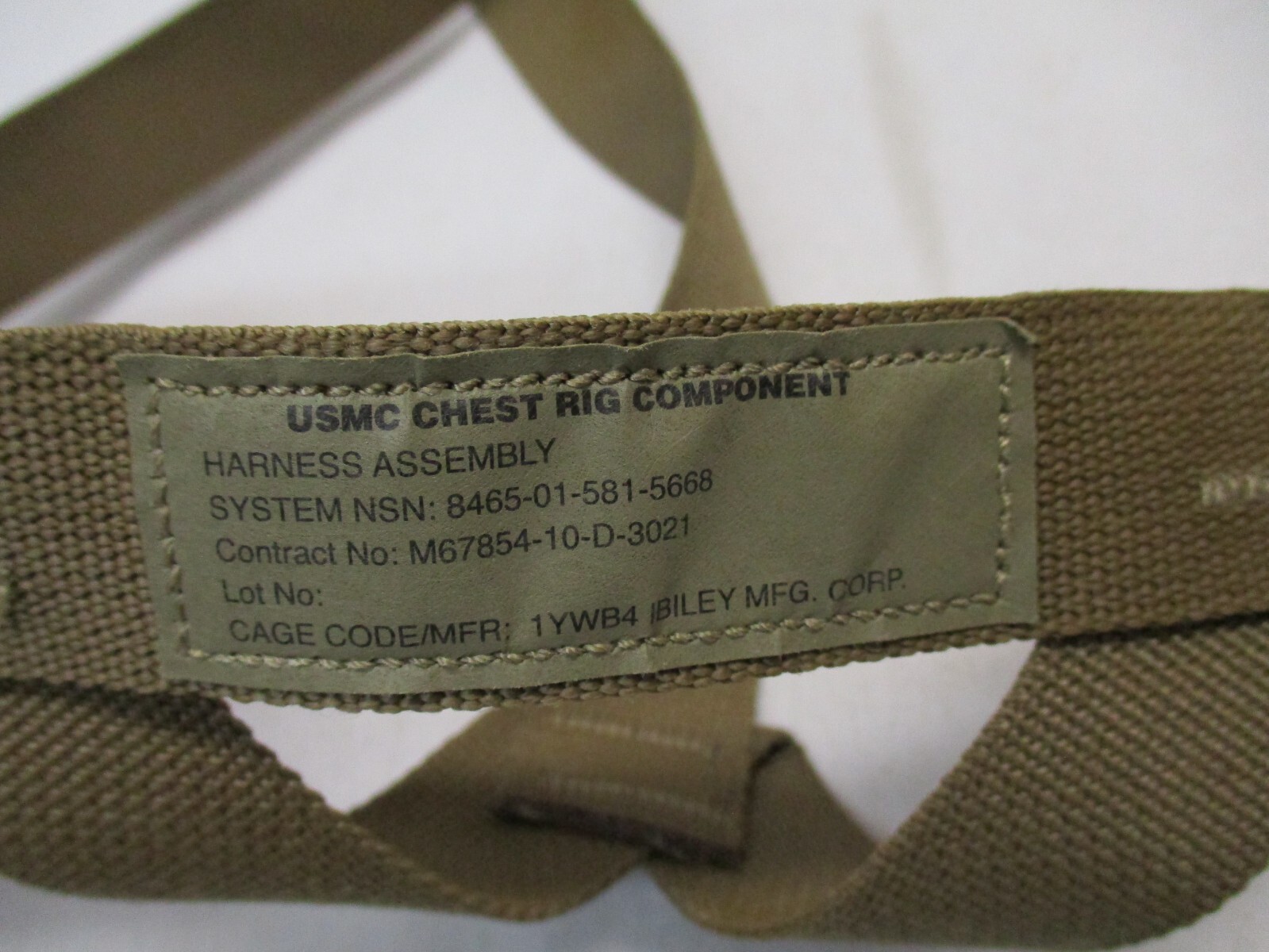 ARMY USMC CHEST RIG SHOULDER STRAPS TAP TACTICAL ASSAULT PANEL SHOULDER HARNESS