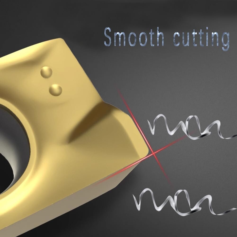 30PCS APMT1604PDER-DP Carbide Milling Inserts For 90deg End Mill Holder 400R