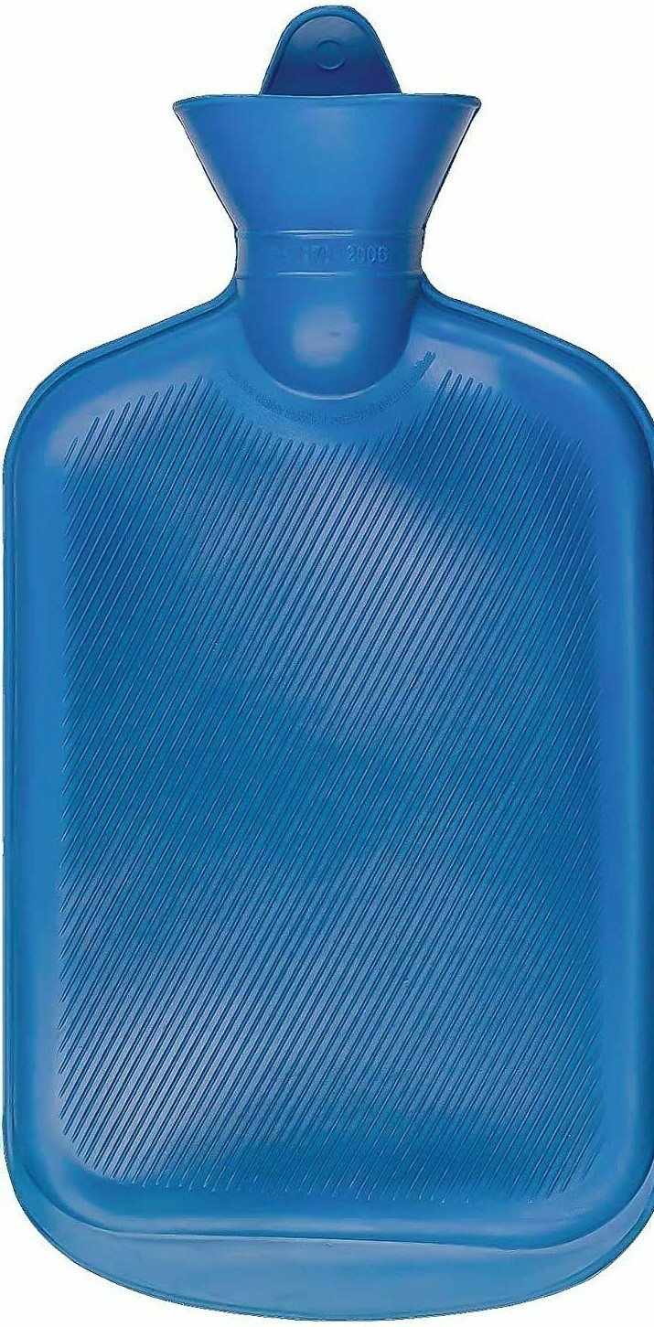 Rubber HOT Water Bottle Bag Warm Relaxing Heat Cold Therapy Leak proof 12" X 6"