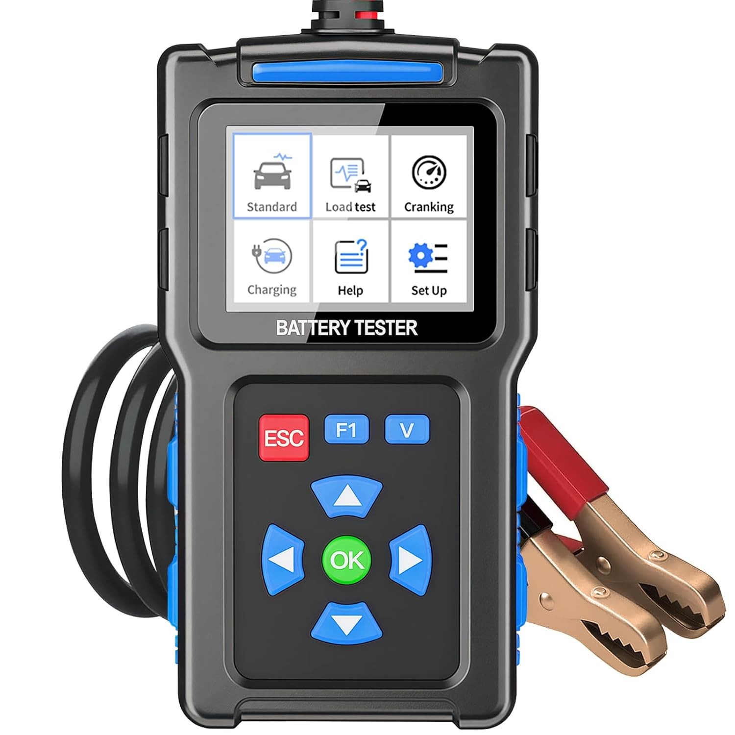 Battery Load Tester 12V 24V Automotive, 20-2000 CCA Car Battery Tester BT300