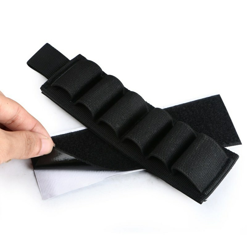 Tactical Molle 6 Rounds Shotgun Shell Holder Ammo Carrier Pouch for 12/20 Gauge