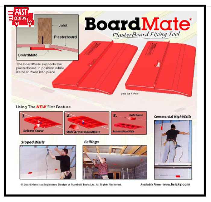 - Drywall Fitting Tool, Supports the Board in Place While Installing