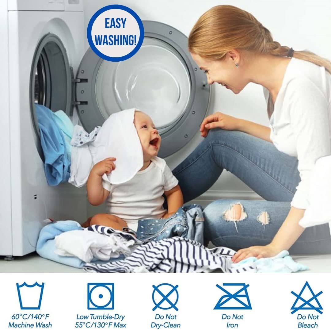 Bamboo Mattress Protector Zippered Matress Encasement Waterproof Cooling Cover