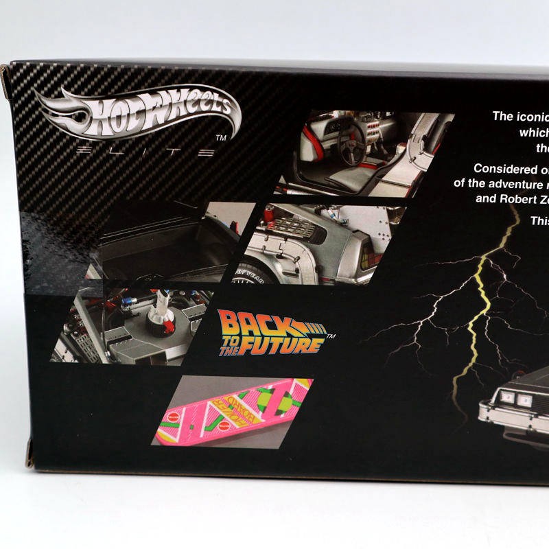Hot Wheels 1/18 Elite Back To The Future Time Machine Ultimate Edition BCJ97 New