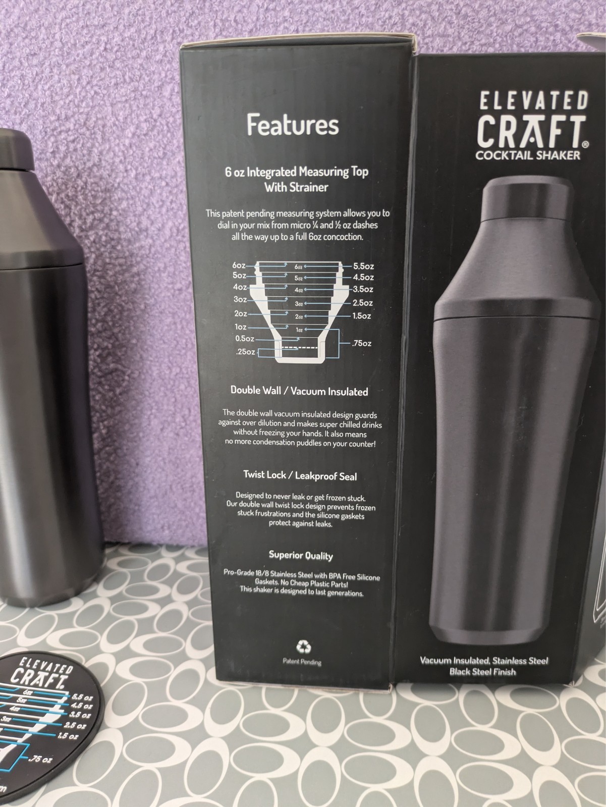 Elevated Craft Cocktail Shaker