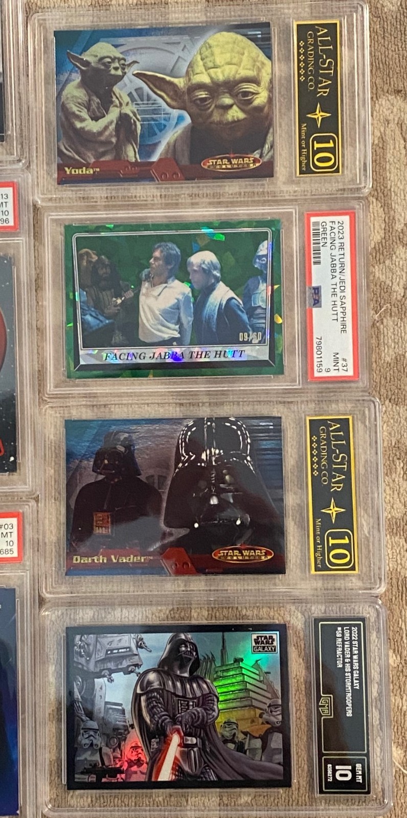 Topps Star Wars 10 Card Mystery Pack - Autos, #'d, Holos, Patch, Slab Chase!