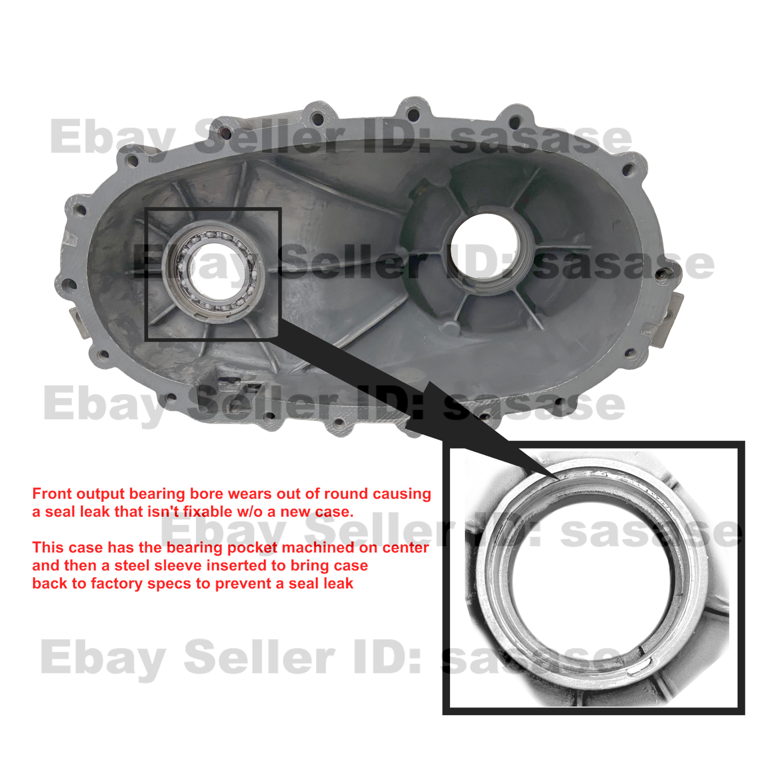 Transfer Case Front Half NP149 AWD NP3 with UPDATED Bearing Pocket GM 2001-06