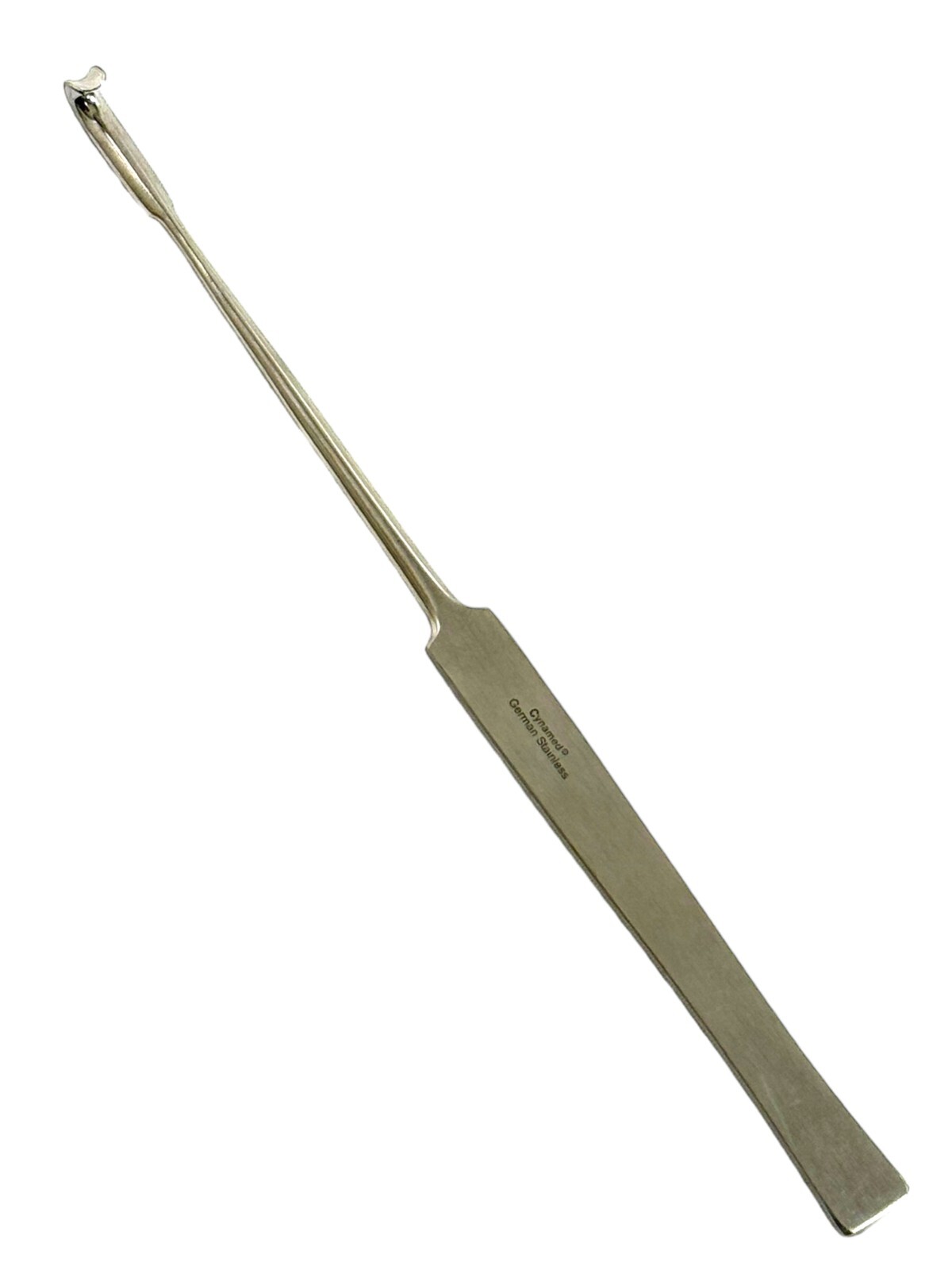 Veterinary Instruments - Dog and Cat Spay Snook Hook, 8" (20cm) Flat Handle