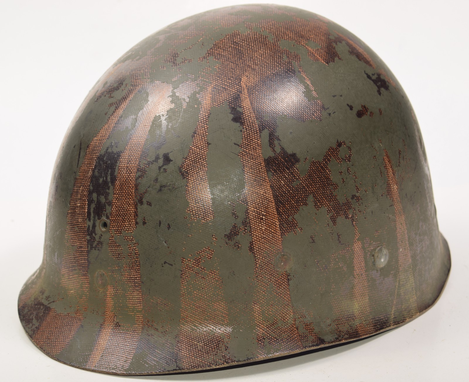 Original WWII US Military Westinghouse M1 Helmet Liner w/ Unpainted A-Washers