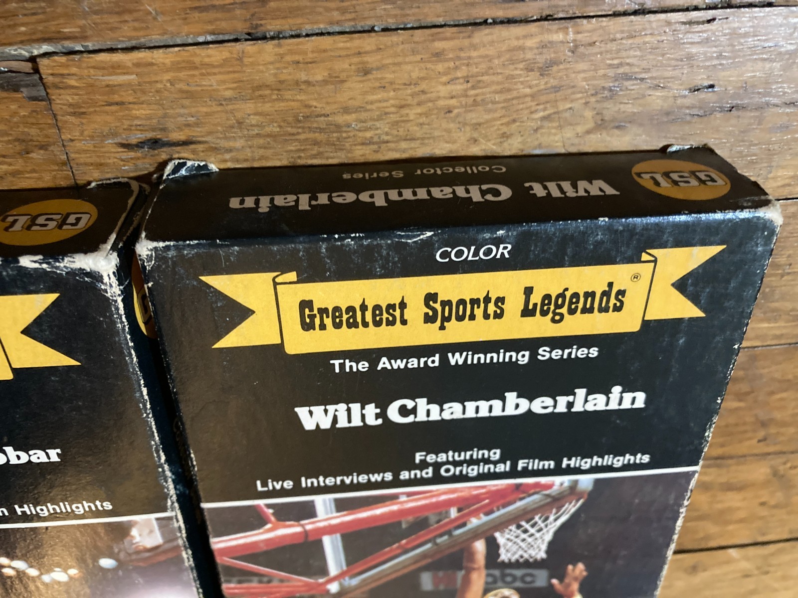 Greatest Sports Legends VHS lot of 7 Wilt Chamberlain NBA Basketball LA Lakers