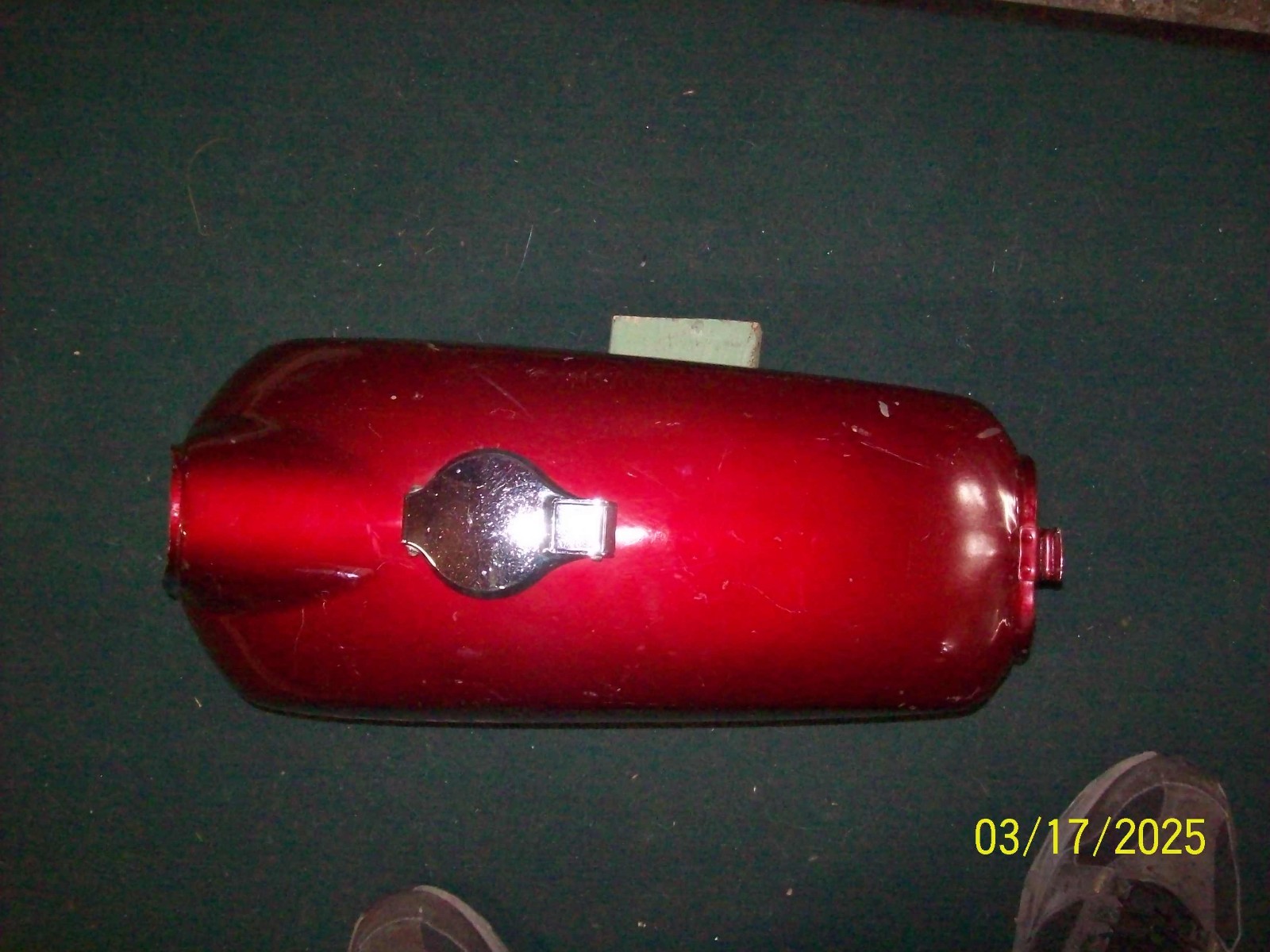 Yamaha DT125 Fuel Tank No Dents #2 Burgundy AT CT 70’S +Global Shipp