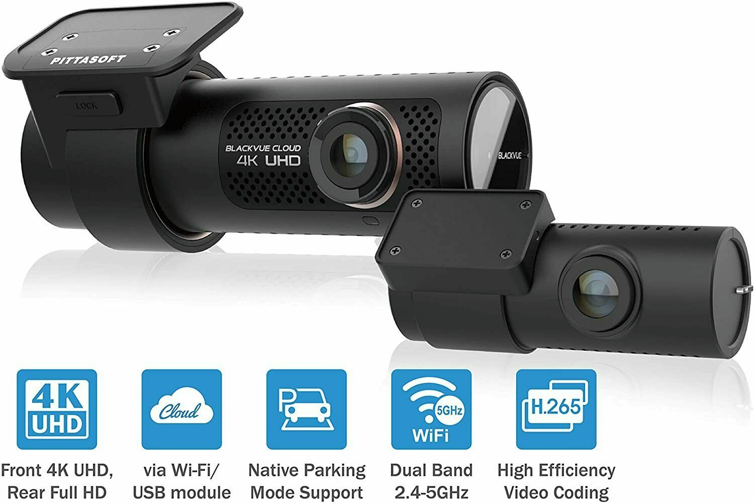BlackVue DR900X-2CH PLUS 4K UHD Cloud Dashcam | WiFi | GPS | Parking Mode | 32GB