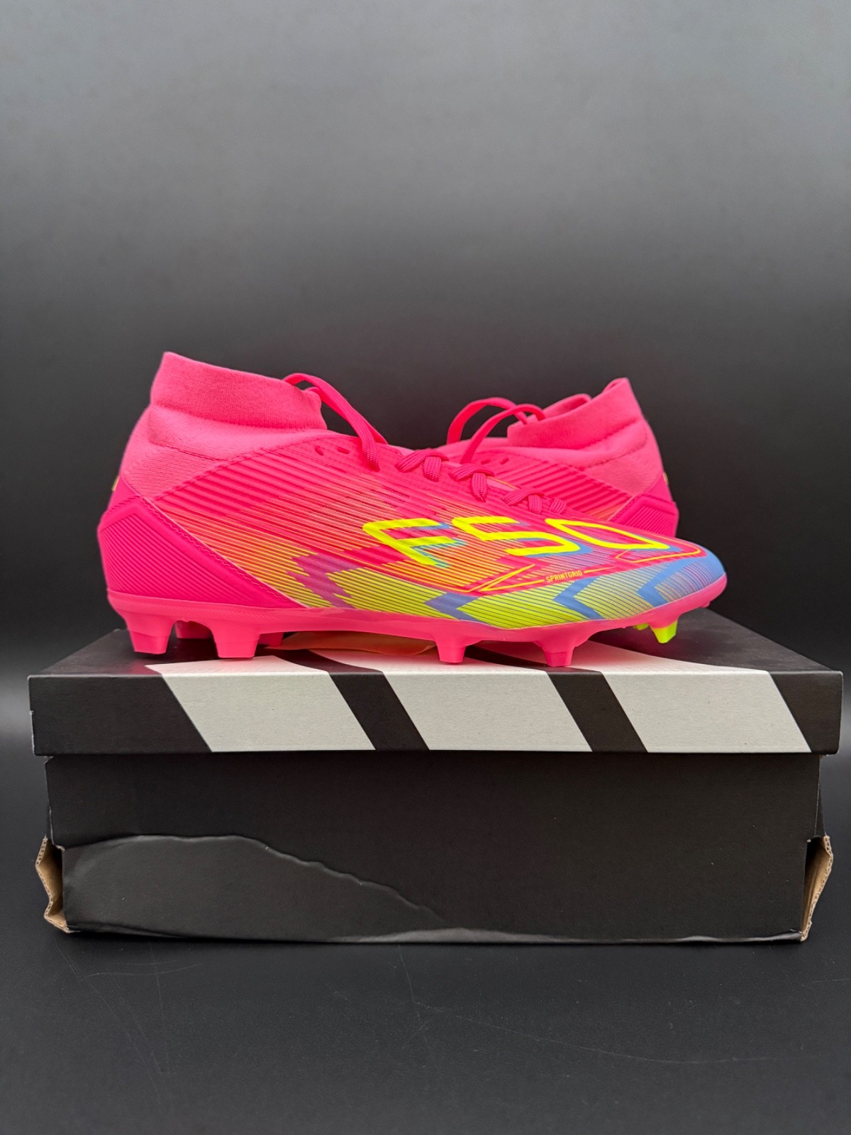 New Adidas F50 League FG/MG Mid Women’s Soccer Cleats Style IE1460