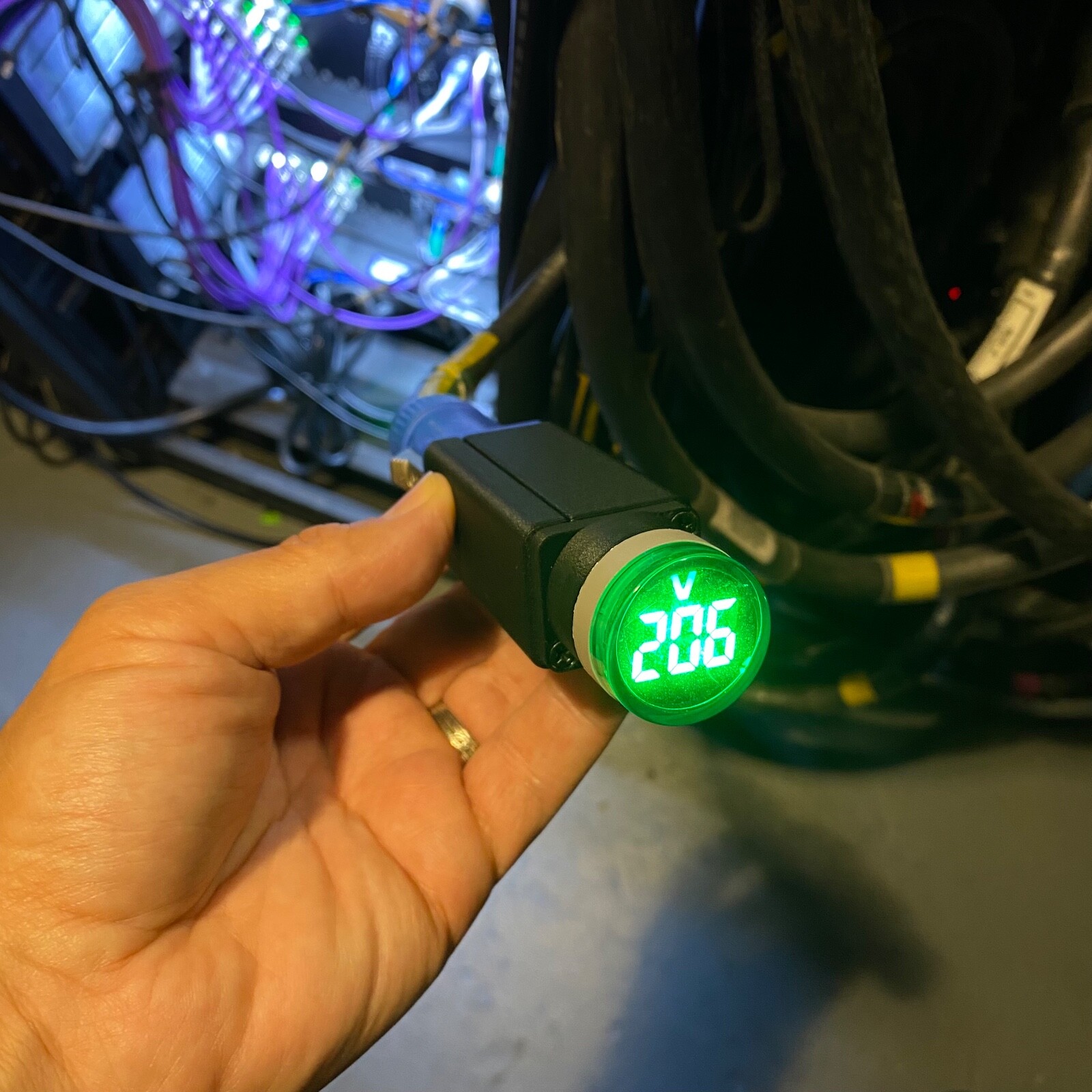 Voltmeter For Neutrik Powercon True 1 • Digital Line Tester • Theater, TV