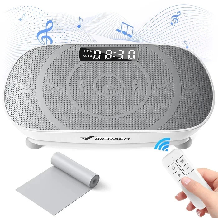 MERACH Vibration Plate Weight Loss Whole Body Workout Fitness Exercise Machine