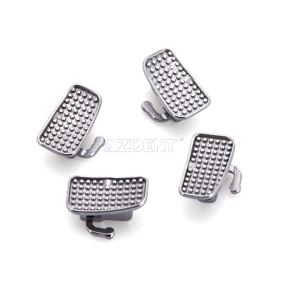 AZDENT Brackets de Ortodoncia Dental Autoligado Pasivo MBT/Roth 022 Ganchos 345