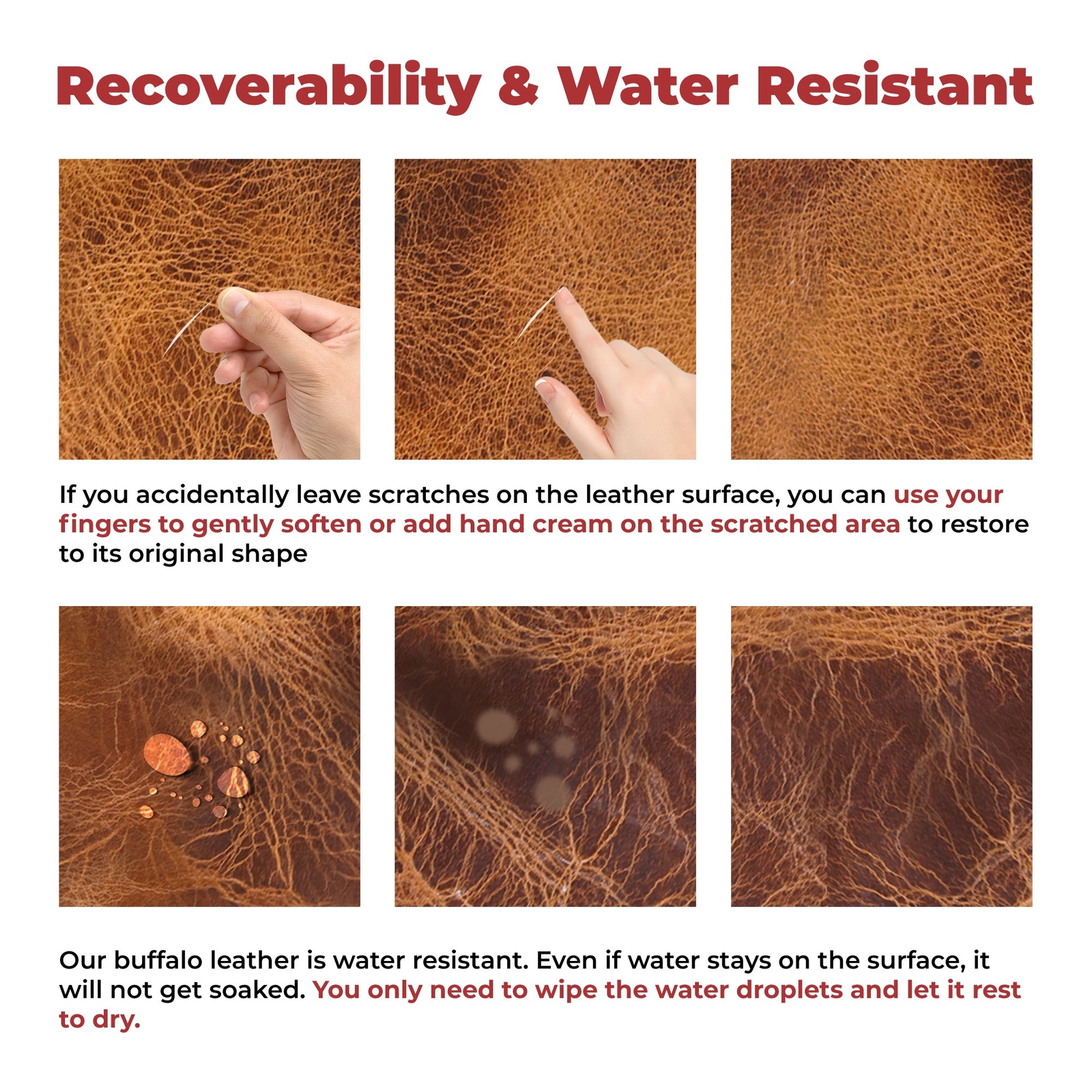 European Leather Works - Buffalo Belt Blanks 8-10 oz (3-4mm) 40-60" Leather