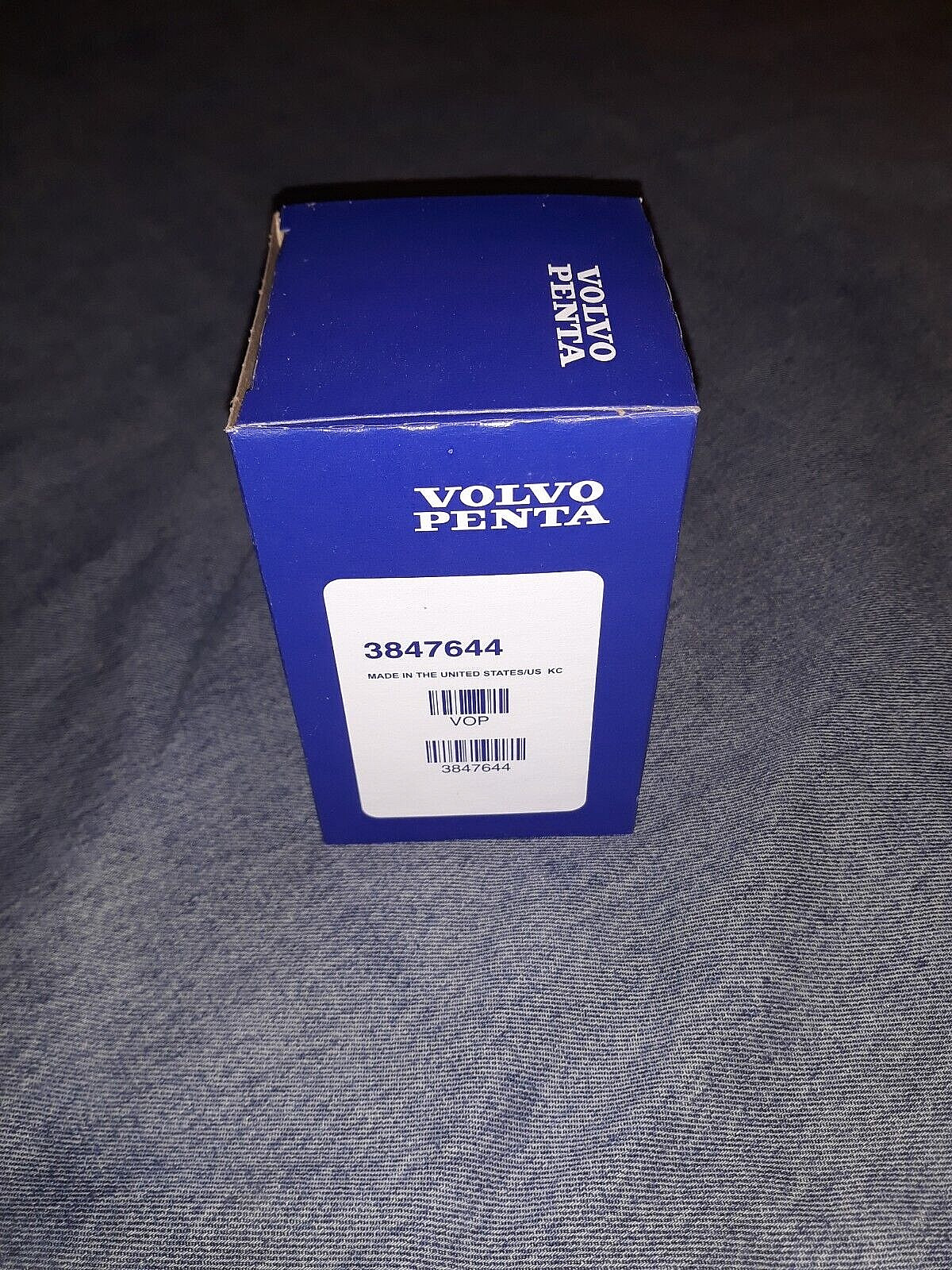 One (1) Genuine Volvo Penta Marine Engine Spin-On Fuel Filter 3847644 USA MADE