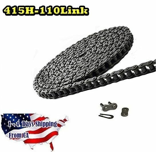 415H Motorized Chain 110 Links for 2-Stroke 49, 60, 66, 80cc Motorized Bike
