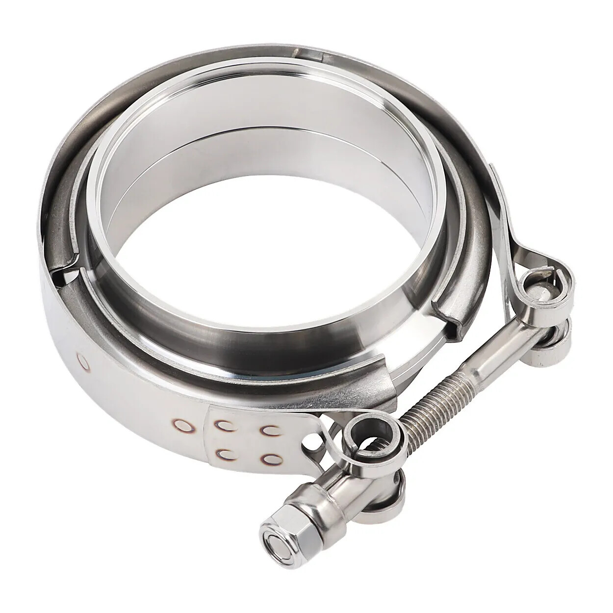V-Band Clamp & Flange Kit SS304 Stainless 2'' 2.25'' 2.5'' 2.75'' 3'' 3.5'' 4''