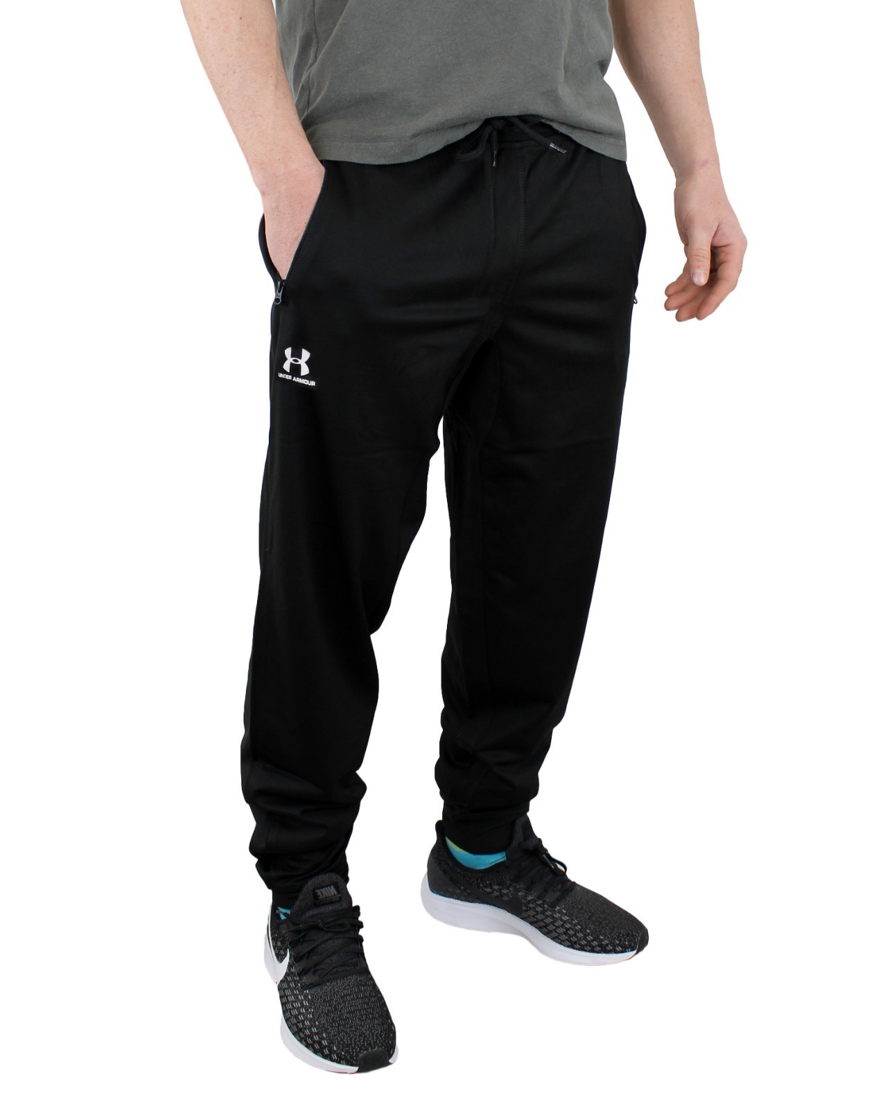 Under Armour Joggers Pants, Mens Tricot Loose Fit Tapered Leg Lined Sweatpants