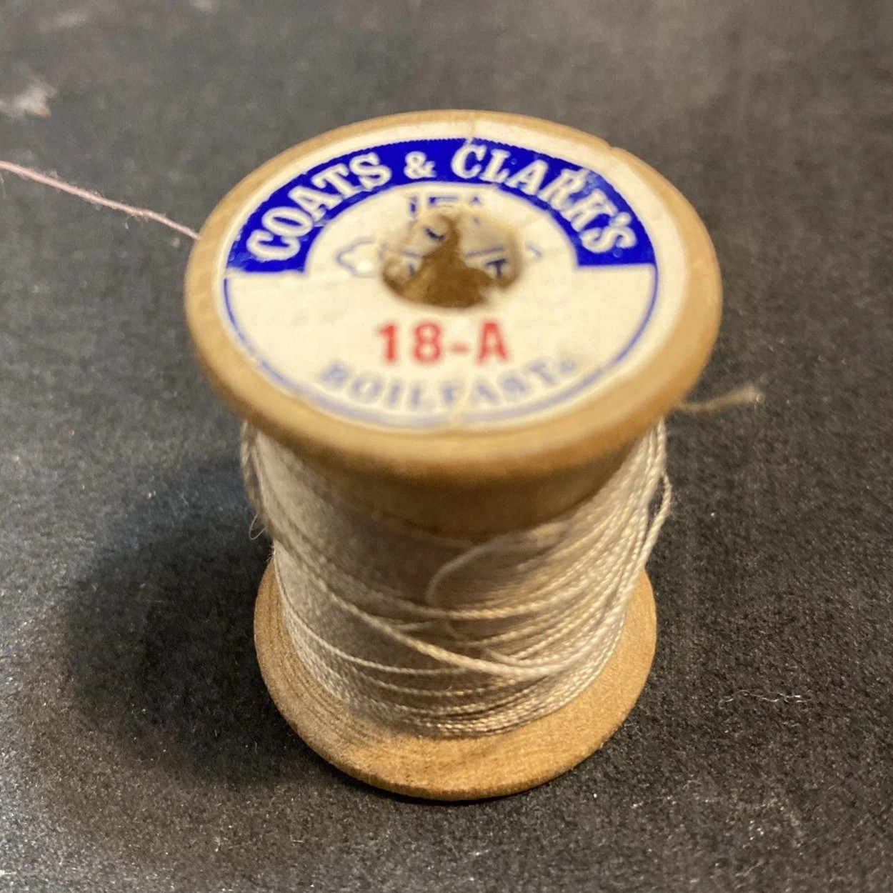 VIntage Lot of 8 Wooden Spools of thread Belding Corticelli Coats & Clark More