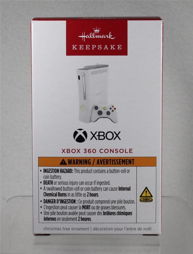 2025 Hallmark Ornament - XBOX 360 CONSOLE - Magic Light & Sound - New in Box!
