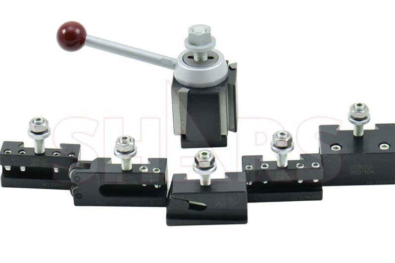 Shars 6 - 12" CNC AXA Wedge Quick Change Tool Post Set 250-111 New #}