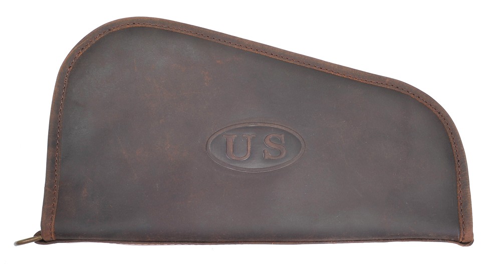 US WW2 Premium Leather Large Pistol Case
