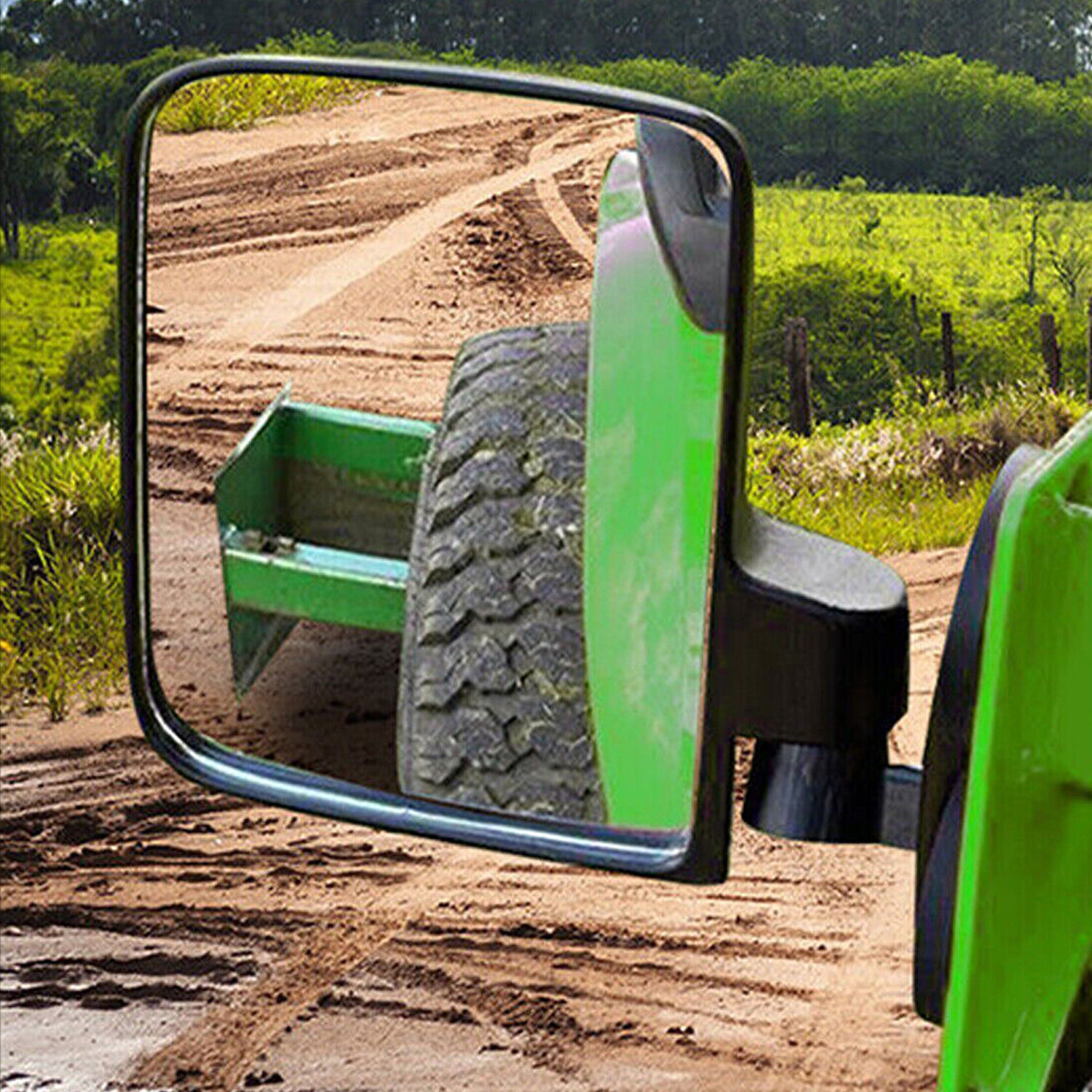 Fit For Kubota John Deere 220lb Rated Magnet Tractor Side Mirror LH & RH Pair