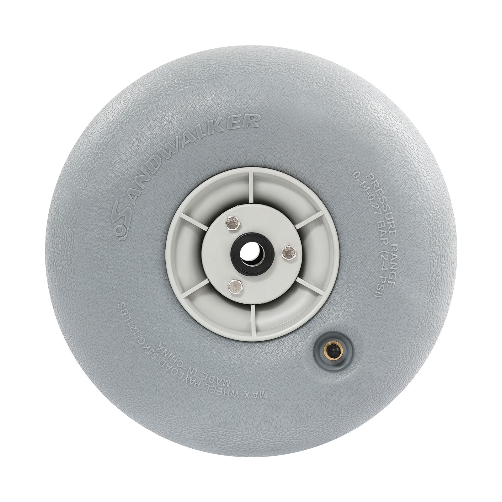 2 Pcs Inflatable Beach Sand Tires - 121 lbs Load Capacity for Carts