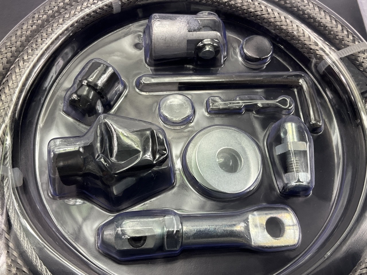 Spectre 2431 Universal Throttle Cable Kit With Adapters And Hardware, ~35"