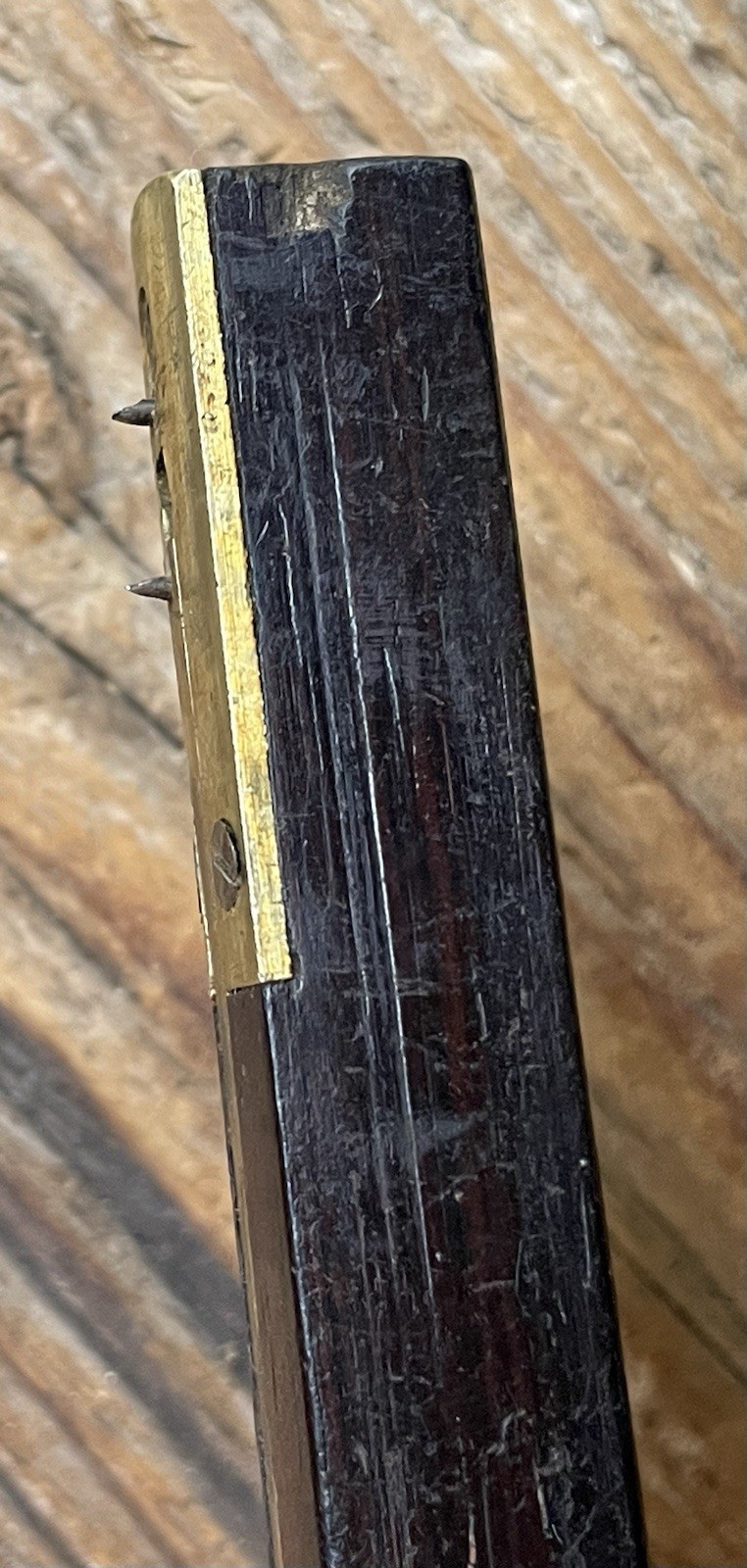 Vintage Rosewood & Brass Marking Mortise Gauge