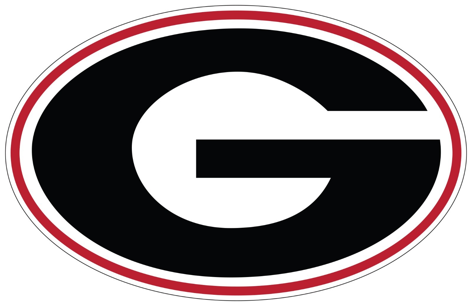Georgia Bulldogs G Logo Die Cut Laminated Vinyl Decal Sticker All Weather Safe