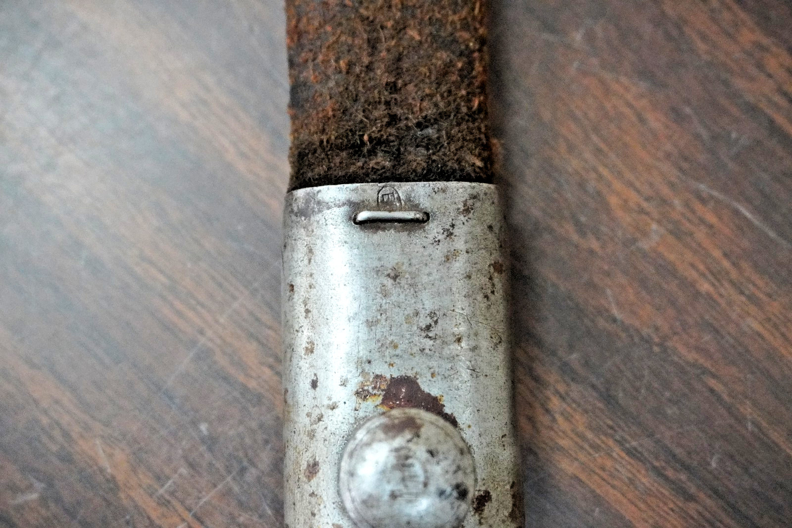 WWI British Lee-Enfield P1907 Rifle Bayonet with Scabbard Wilkinson 1917 Marked