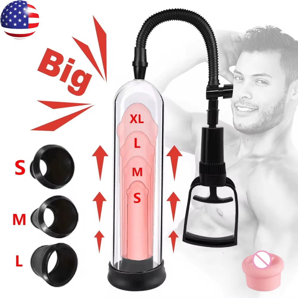 Vacuum Penis Pump for Male ED Enhancement Erectile Enlargement Penis Enlarger BG