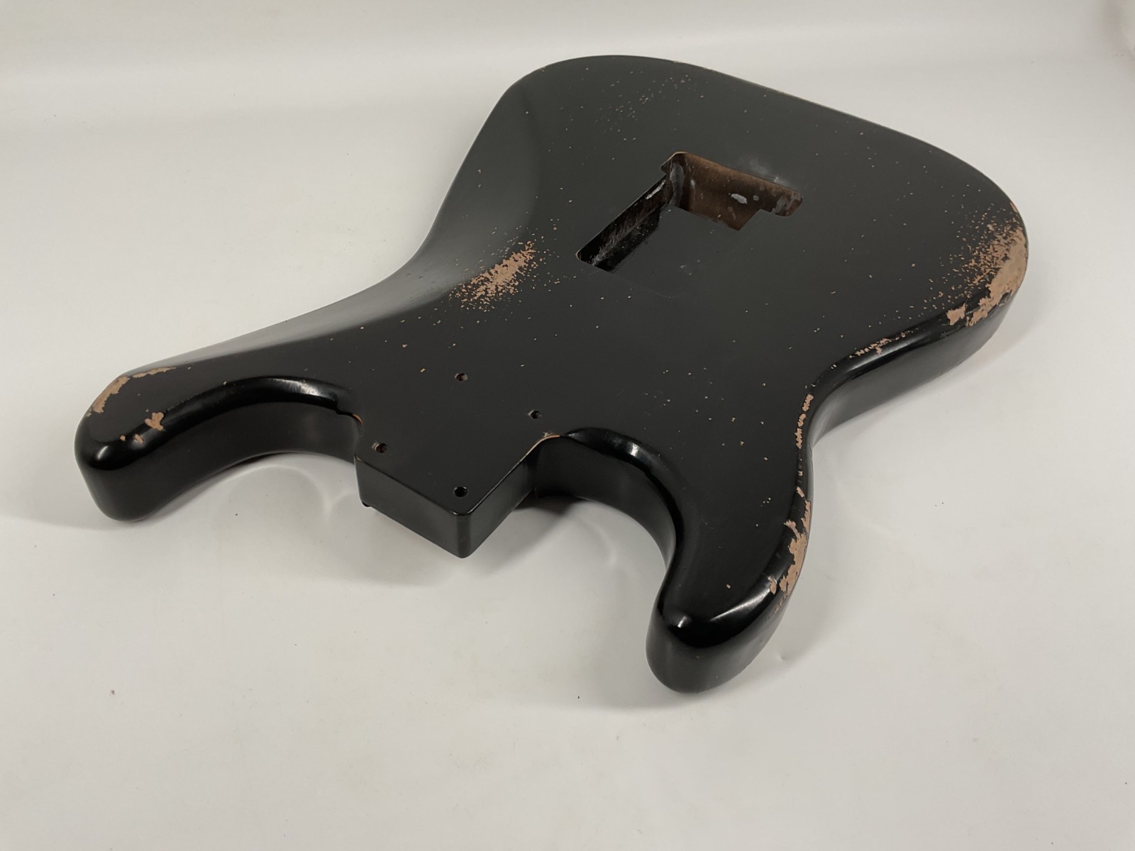 MJT Official Custom Vintage Aged Nitro Guitar Body Mark Jenny VTS Alder Black