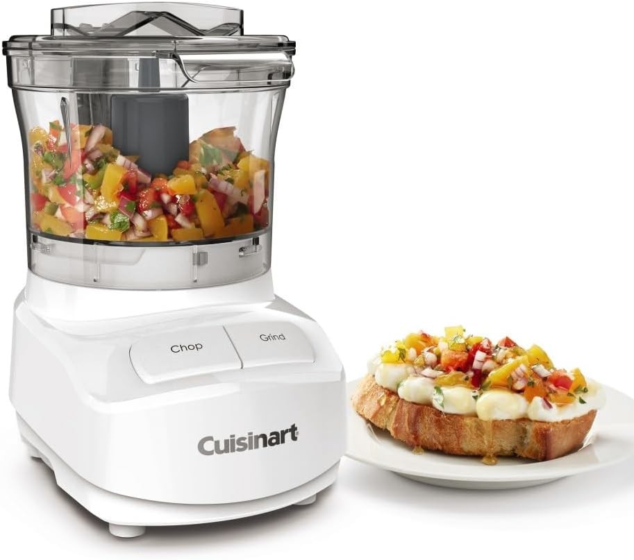 Cuisinart CCH-3FR 3-Cup Mini Chopper, CCH-3, White - Certified Refurbished