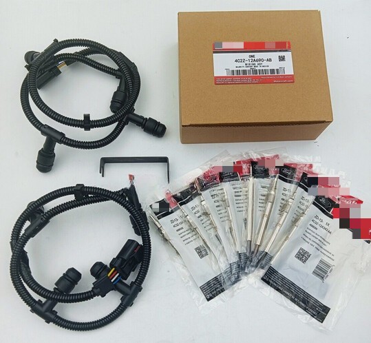 Motorcraft ZD13 Glow Plug & Harness Kit For 2004-2010 Ford Powerstroke F250 6.0L